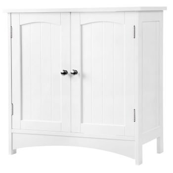 Mosdó alatti fürdőszoba szekrény, fehér 60x30x60cm