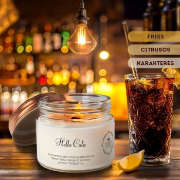 Hello Cola - Vintage illatgyertya